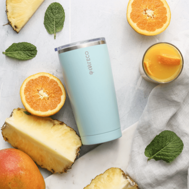 Insulated Stainless Steel Smoothie Tumbler 592ml - Positano Blue