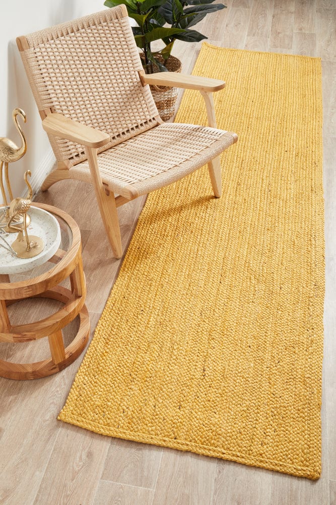 Agonda Yellow Runner Rug