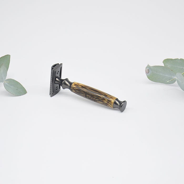 Safety Razor with Replacement Blades - Bamboo