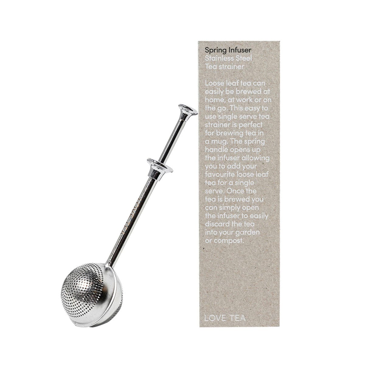 Spring Infuser Stainless Steel Tea Strainer