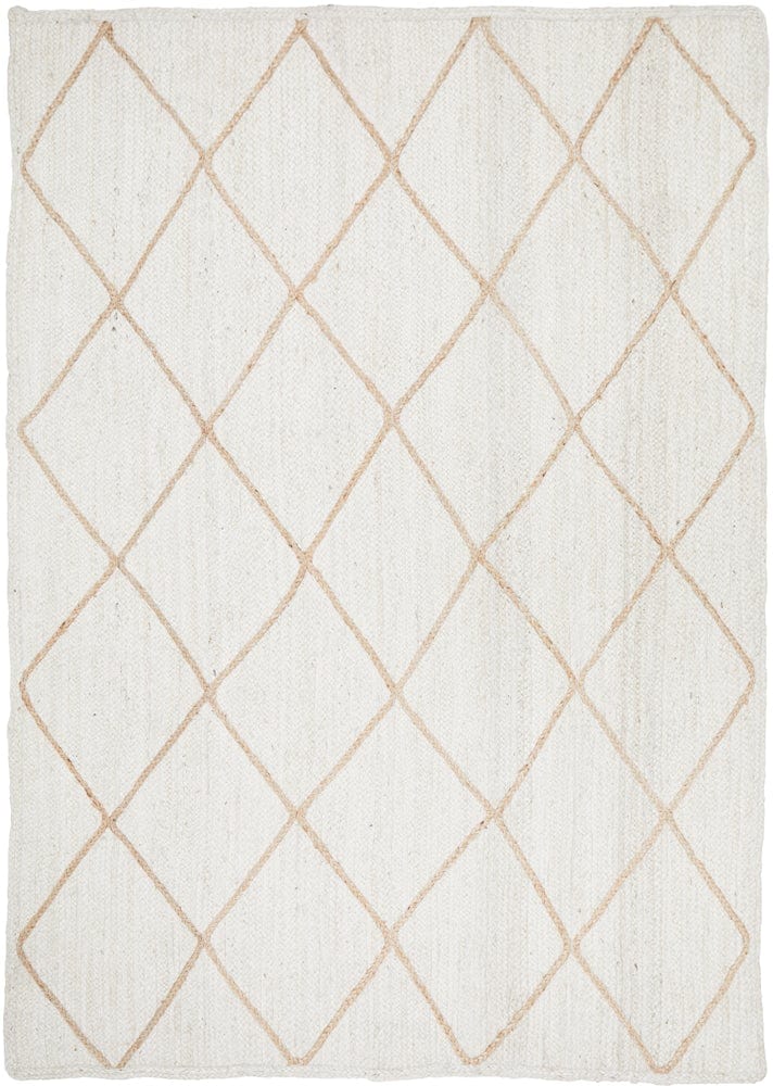 Byron 222 White Rug