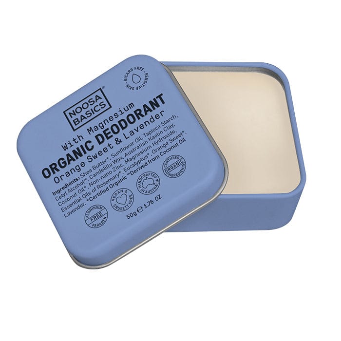 Noosa Basics Organic Deodorant - Sweet Orange & Lavender 50g