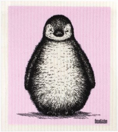 Biodegradable Sponge Cleaning Cloth - Penguin